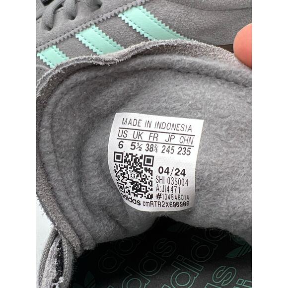 Adidas Handball Spezial J “Grey Clear Mint Gum” size 6y/7.5w - Picture 6 of 7